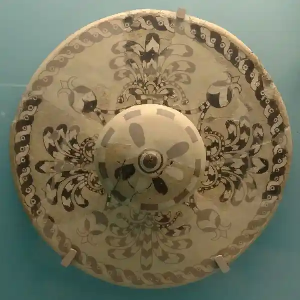 Decorative wall plaques, solar cross on a pre-Christian